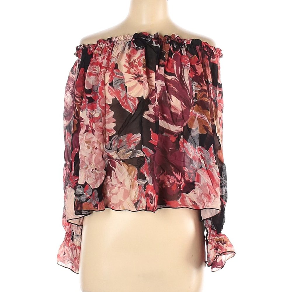 Elizabeth and James Silk Boho Top